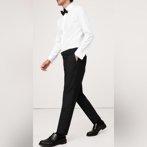 BANANA REPUBLIC BARATHEA ITALIAN TUXEDO PANT - Picture 10 of 14